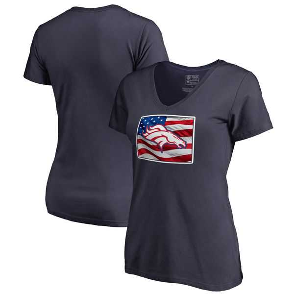 Women Denver Broncos Navy NFL Pro Line by Fanatics Branded Banner State T-Shirt,We sell and wholesale Women Denver Broncos Navy NFL Pro Line by Fanatics Branded Banner State T-Shirt on line form chian!